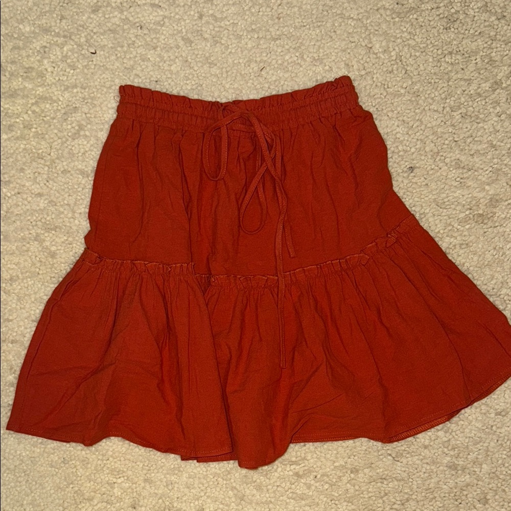Burnt Orange Skirt